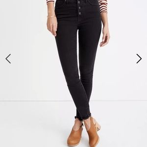 Madewell 10 in high rise skinny jeans in Berkeley wash